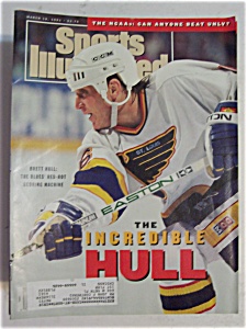 Sports Illustrated Magazine-march 18, 1991-brett Hull