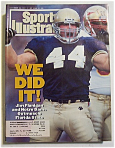 Sports Illustrated Magazine -nov 22, 1993 -jim Flanigan