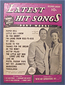 Latest Hit Songs Magazine-december 1943 - January 1944