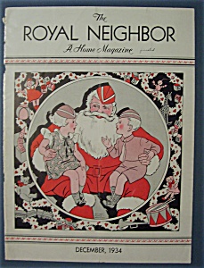 Royal Neighbor Cover By Esther Harmon - December 1934