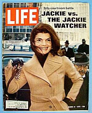 Life Magazine-march 31, 1972-mrs. Jackie Onassis