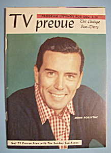 Tv Prevue - Dec 8-14, 1957 - John Forsythe