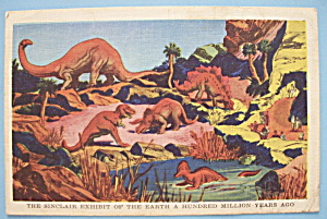 Sinclair Earth Exhibit Postcard (Century Of Progress)