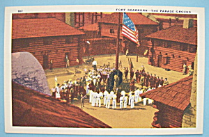 Fort Dearborn-parade Ground Postcard-chicago World Fair