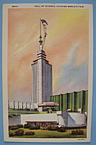 Postcard Of Hall Of Science (1933 Century Of Progress)