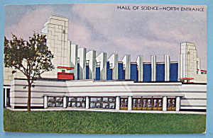 Hall Of Science (North Entrance) Postcard-chicago Fair