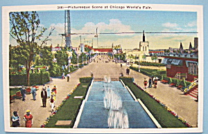 1933 Century Of Progress Chicago World's Fair Postcard