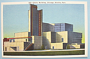 Postcard Of Dairy Building (Century Of Progress)