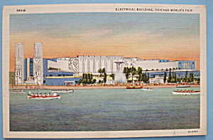 Postcard Of Electrical Building (Century Of Progress)