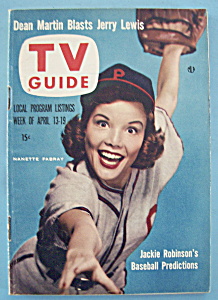 Tv Guide - Aprl 13-19, 1957 - Nanette Fabray
