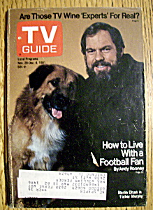 Tv Guide - November 28-december 4, 1981 - Merlin Olsen