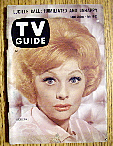 Tv Guide - July 16-22, 1960 - Lucille Ball