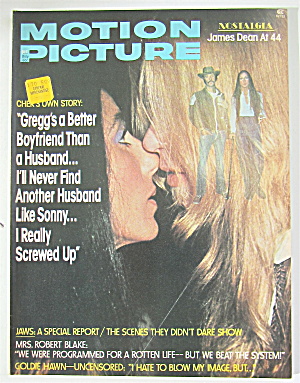 Motion Picture Magazine October 1975 Cher/gregg Allman