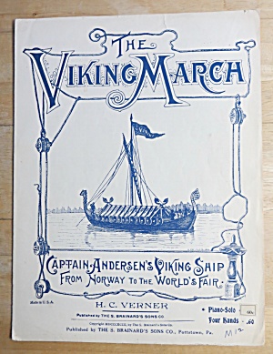 1921 The Viking March Sheet Music (Columbian Expo)