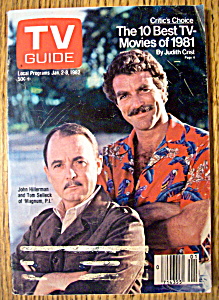 Tv Guide - January 2-8, 1982 Tom Selleck