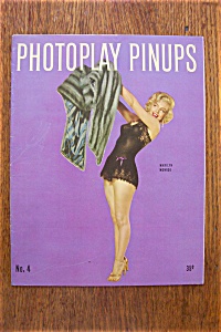 Vintage Pin Up - 1953 Photoplay - Marilyn Monroe Cover
