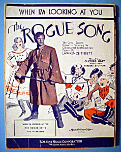 Sheet Music For 1929 When I'm Looking At You