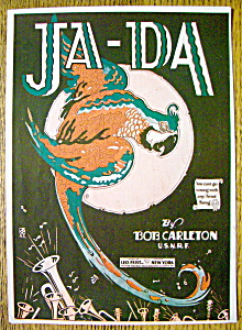 Sheet Music For 1918 Ja-da By Bob Carleton