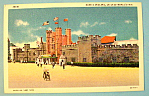 1933 Century Of Progress, Merrie England Postcard