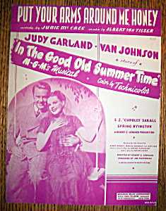 1937 Put Your Arms Around Me, Honey-garland & Johnson