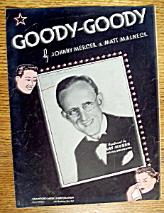 Sheet Music For 1936 Goody-goody