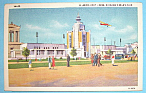 Postcard Of Illinois Host House (Chicago World Fair)