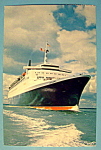Cunard Queen Elizabeth Ship Postcard