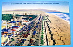 Postcard Of Amusement Zone, San Francisco, California