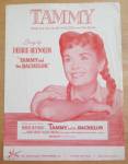 1957 Tammy Sheet Music (Debbie Reynolds Cover)
