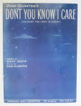 1944 Duke Ellington's Don't You Know I Care 