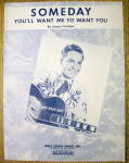 Sheet Music for 1944 Someday By Jimmie Hodges