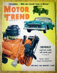 Motor Trend Magazine January 1955 Chevrolet