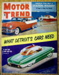 Motor Trend Magazine August 1955 Detroit Cars Need
