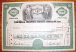 1970 American Electric Power Company Stock Certificate