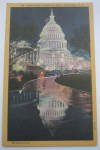 United States Capital By Night, Washington DC Postcard