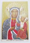 Our Lady Of Czestochowa Postcard (Sewn)