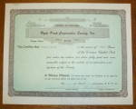 1980 Hyde Park Cooperative Society Stock Certificate