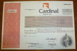 1999 Cardinal Health Inc. Stock Certificate