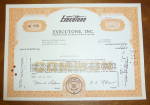 1970 Executone Stock Certificate