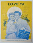 Sheet Music For 1951 Love Ya (D. Day & G. MacRae Cover)