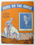 Sheet Music For 1935 Home On The Range 