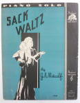 Sheet Music For 1936 Sack Waltz