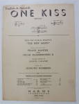 Sheet Music For 1948 One Kiss 