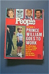 People Magazine July 7, 1986 Prince William 