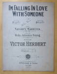 Sheet Music For 1910 I'm Falling In Love With Someone
