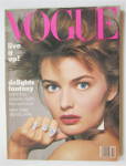 Vogue Magazine December 1986 Paulina Porizkova
