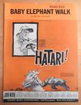 Sheet Music For 1962 Baby Elephant Walk 