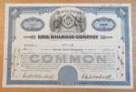 1950 Erie Railroad Company Stock Certificate 