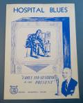1954 Hospital Blues Sheet Music 