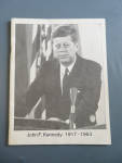 1988 John F Kennedy Booklet 1917 - 1963 